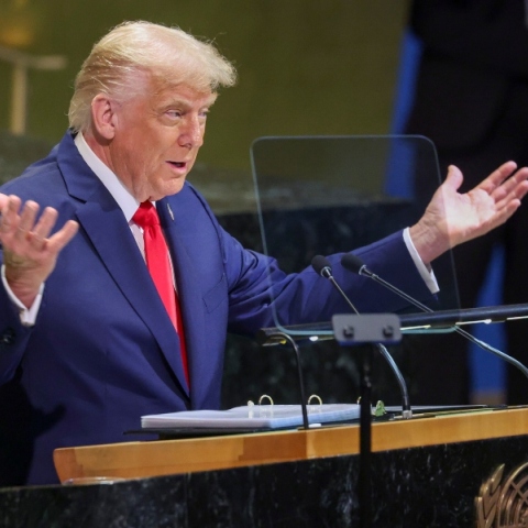 Ο πρόεδρος των ΗΠΑ, Ντόναλντ Τραμπ 