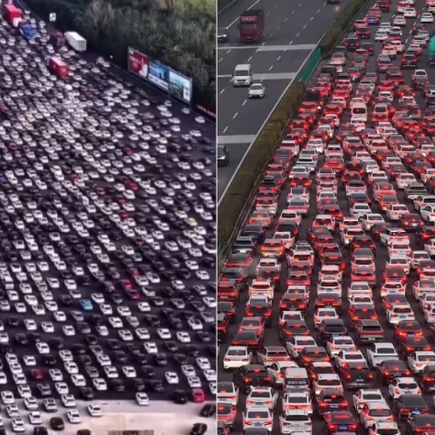 Kίνα, μποτιλιάρισμα 