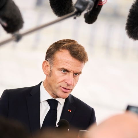 Ο πρόεδρος της Γαλλίας, Εμανουέλ Μακρόν 