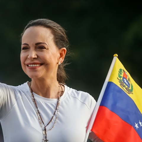 Με το Νόμπελ Ειρήνης τιμήθηκε φέτος η ηγέτιδα της αντιπολίτευσης στη Βενεζουέλα Μαρία Κορίνα Ματσάδο