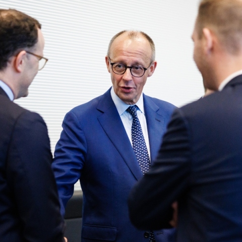 Ο καγκελάριος της Γερμανίας, Φρίντριχ Μερτς 