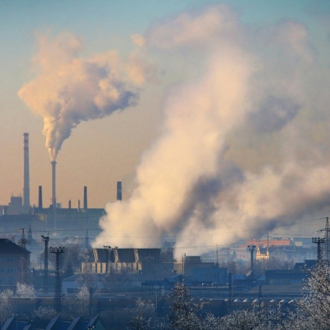καπνος, εργοστασιο, μολυνση