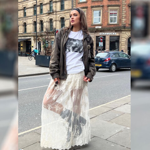 Δαντέλα με φούτερ, blazer και urban διάθεση – το στυλ που ορίζει το τώρα