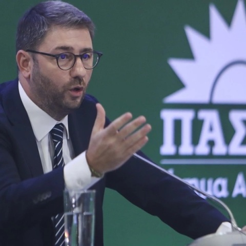 ο Πρόεδρος του ΠΑΣΟΚ-Κινήματος Αλλαγής, Νίκος Ανδρουλάκης