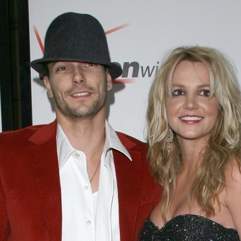 Ο Κέβιν Φέντερλαϊν με την Mπρίτνεϊ Σπίαρς