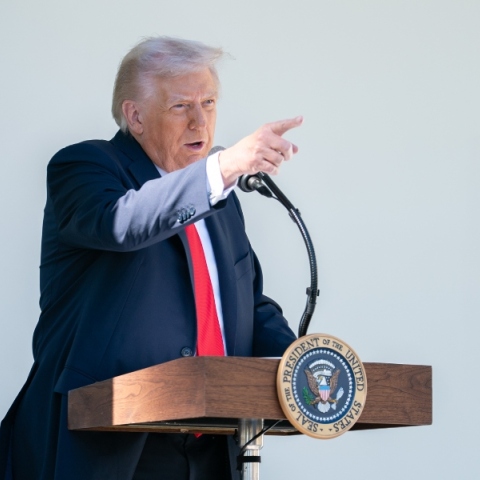 Ο πρόεδρος των ΗΠΑ, Ντόναλντ Τραμπ 