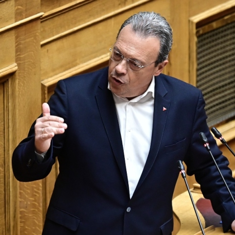 Ο πρόεδρος του ΣΥΡΙΖΑ-ΠΣ, Σωκράτης Φάμελλος.