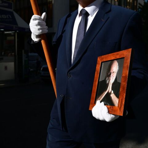 ΚΗΔΕΙΑ ΔΙΟΝΥΣΗ ΣΑΒΒΟΠΟΥΛΟΥ. ΕΞΟΔΙΟΣ ΑΚΟΛΟΥΘΙΑ ΣΤΗ ΜΗΤΡΟΠΟΛΗ ΑΘΗΝΩΝ (ΤΑΤΙΑΝΑ ΜΠΟΛΑΡΗ/EUROKINISSI)