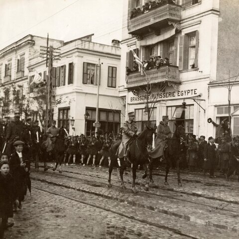 Είσοδος του ελληνικού στρατού στη Θεσσαλονίκη