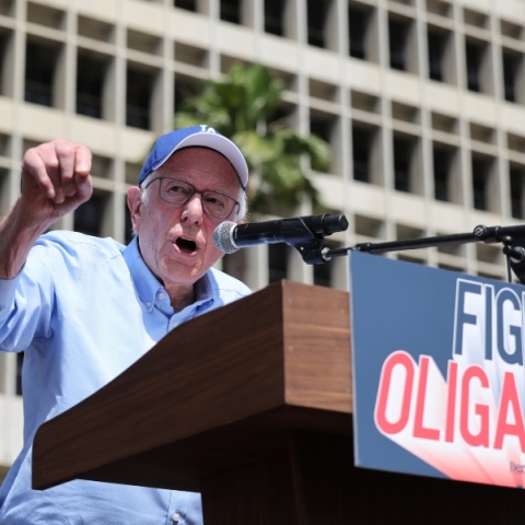 Ο γερουσιαστής των ΗΠΑ, Μπέρνι Σάντερς 