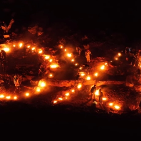 Χίος: Μοναδικό έθιμο για την 28η Οκτωβρίου το άναμμα του «Όχι»