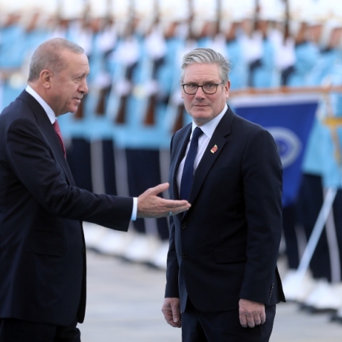Ερντογάν και Στάρμερ στην Άγκυρα