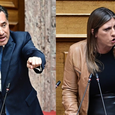 Γεωργιάδης εναντίον Κωνσταντοπούλου: Βιάζει το Κοινοβούλιο, η πιο κακιά γυναίκα