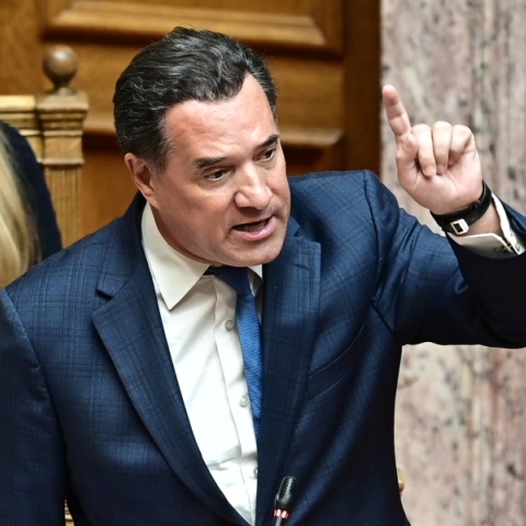 Ο υπουργός Υγείας, Άδωνις Γεωργιάδης