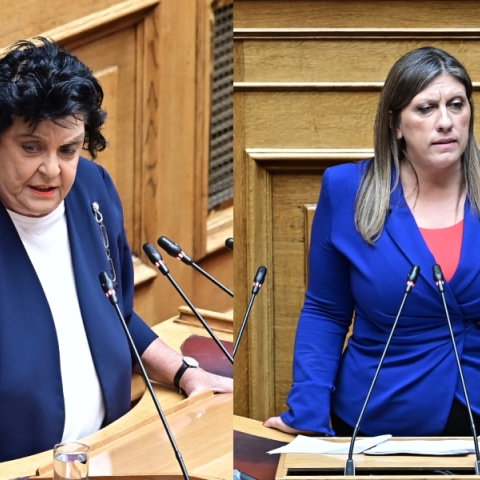 Κόντρα Κανέλλη-Κωνσταντοπούλου στη Βουλή: «Παράσημο η μήνυση» - «Επί χούντας έκανες καριέρα»