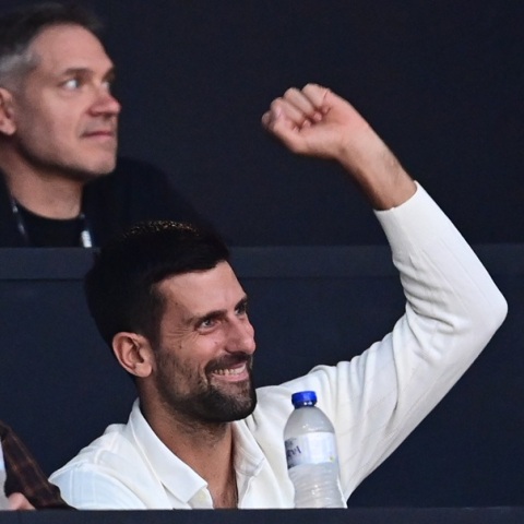 Ολυμπιακός-Μονακό: Αποθεώθηκε στο ΣΕΦ ο Νόβακ Τζόκοβιτς