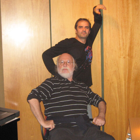 Ο Διονύσης Σαββόπουλος με τον Γιώτη Κιουρτσόγλου