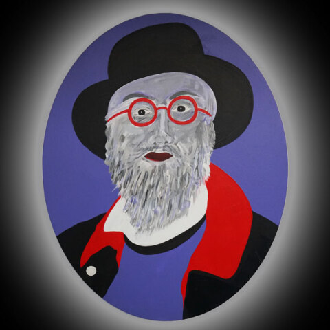 Διονύσης Σαββόπουλος: Έργο φιλοτεχνημένο το 2016, ακρυλικά σε καμβά, 50*40cm