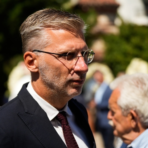 Ο υπουργός Επικρατείας, Άκης Σκέρτσος