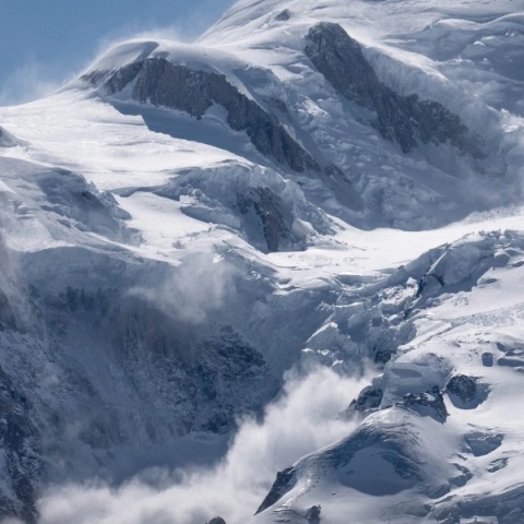 χιονοστιβάδα στις Άλπεις