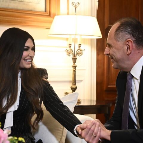 Στο υπουργείο Εξωτερικών η Κίμπερλι Γκίλφοϊλ - Συναντήθηκε με Γεραπετρίτη