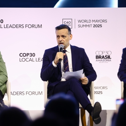  Ο Δήμαρχος Αθηναίων, Χάρης Δούκας στο Παγκόσμιο Συνέδριο Δημάρχων του Δικτύου Πόλεων C40 στο Ρίο ντε Τζανέιρο