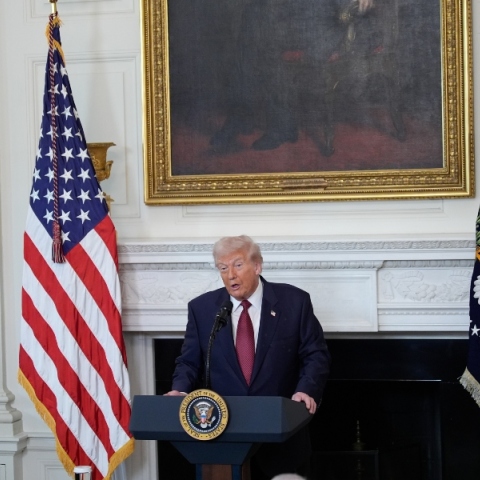 Ο πρόεδρος των ΗΠΑ, Ντόναλντ Τραμπ 