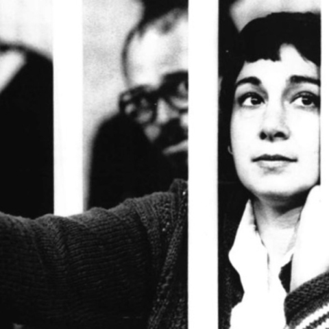 Η Άννα Λάουρα Μπραγέτι στη δίκη για τη δολοφονία του Άλντο Μόρο το 1982