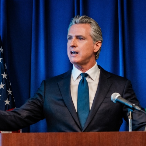 Ο κυβερνήτης της Καλιφόρνιας Γκάβιν Νιούσομ