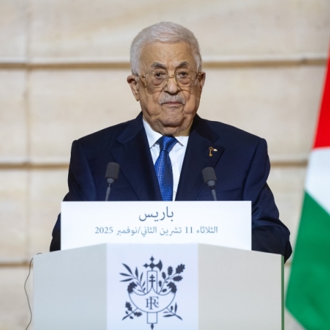 Ο επικεφαλής της Παλαιστινιακής Αρχής, Μαχμούντ Αμπάς