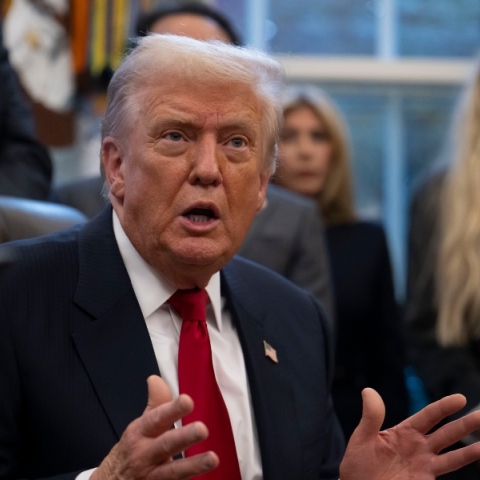 Ο πρόεδρος των ΗΠΑ, Ντόναλντ Τραμπ 