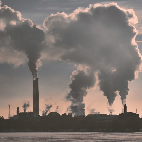 εργοστασιο, καπνος