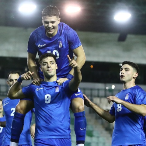 Ελλάδα-Γεωργία 3-0: Ασταμάτητη η Εθνική Ελπίδων που καλπάζει για το Euro U21