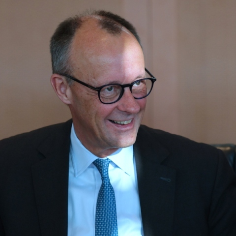 Ο καγκελάριος της Γερμανίας, Φρίντριχ Μερτς 