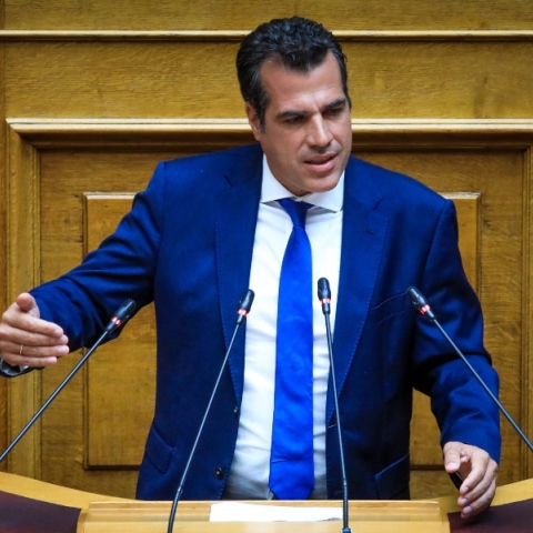 Ο υπουργός Μετανάστευσης και Ασύλου, Θάνος Πλεύρης