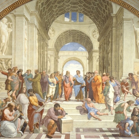 Η Σχολή των Αθηνών, του Ραφαήλ, 1509-1511