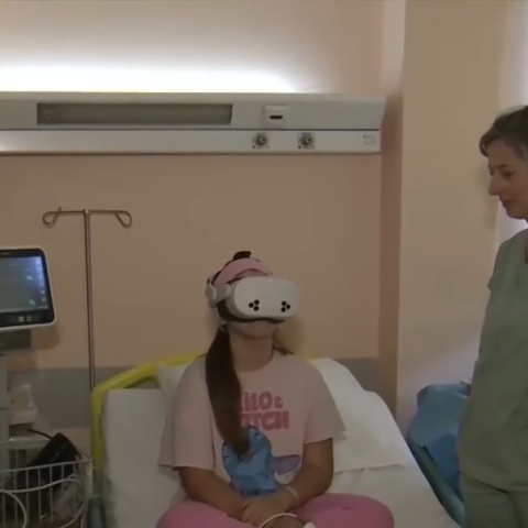 Mε μάσκες VR εμβολιάζονται τα παιδιά στο Παίδων Αγία Σοφία