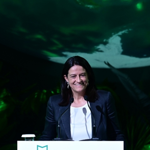 Η υπουργός Εργασίας και Κοινωνικής Ασφάλισης, Νίκη Κεραμέως