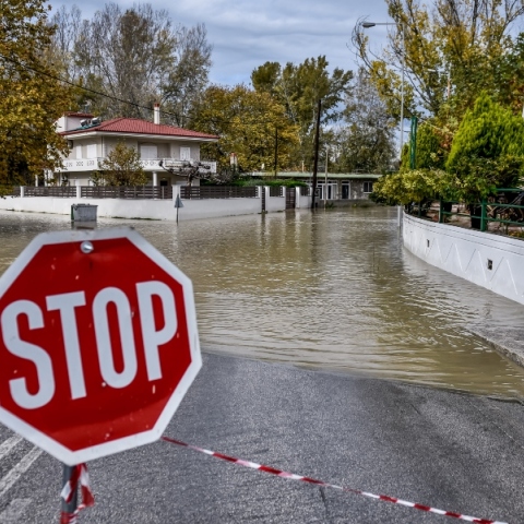 Πλημμύρες από την κακοκαιρία σε περιοχές της Πρέβεζας