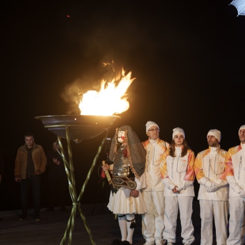 Η Θεσσαλονίκη υποδέχτηκε την Ολυμπιακή Φλόγα