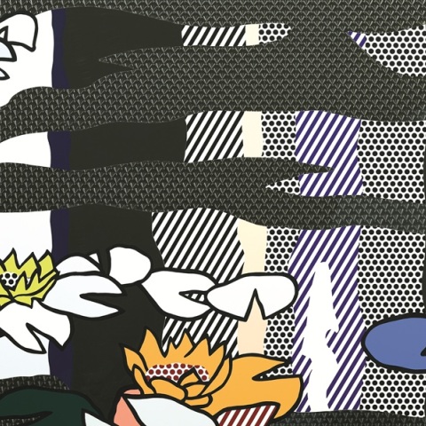Roy Lichtenstein (1923-1997),  Λίμνη με νούφαρα και αντανακλάσεις, 1992. 