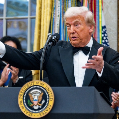 Ο πρόεδρος των ΗΠΑ, Ντόναλντ Τραμπ 