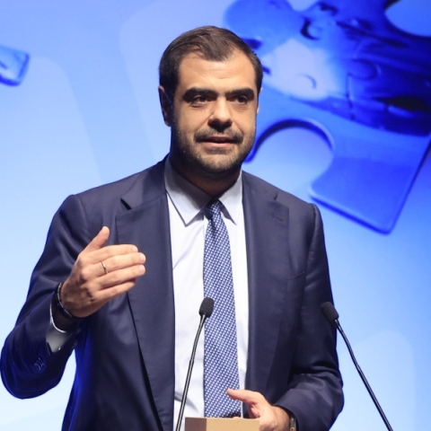 Ο κυβερνητικός εκπρόσωπος, Παύλος Μαρινάκης