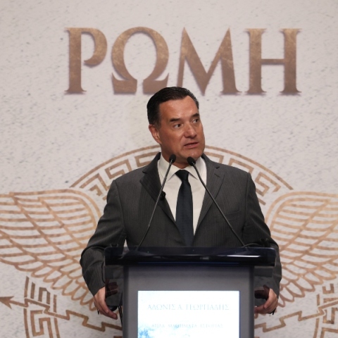 Ο υπουργός Υγείας Άδωνις Γεωργιάδης 