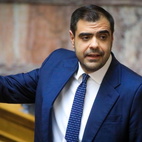 Ο κυβερνητικός εκπρόσωπος, Παύλος Μαρινάκης