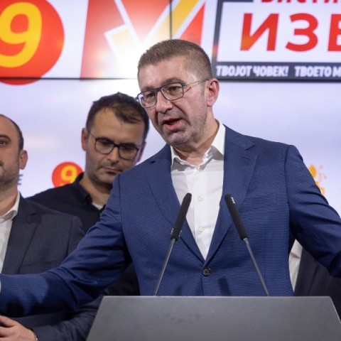 Ο πρωθυπουργός της Βόρειας Μακεδονίας, Χρίστιαν Μίτσκοσκι