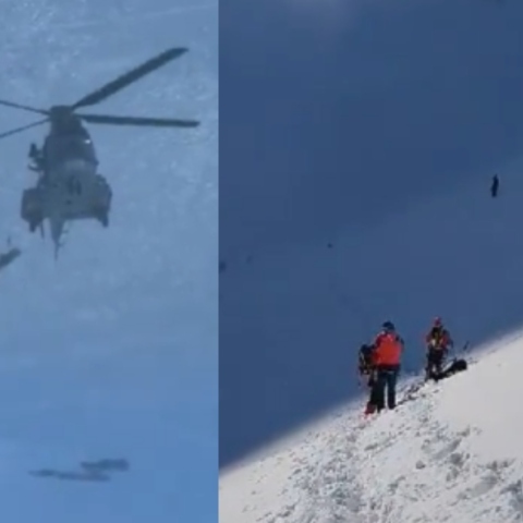 Βαρδούσια όρη: Βίντεο-ντοκουμέντο από την επιχείρηση ανάσυρσης των τεσσάρων ορειβατών