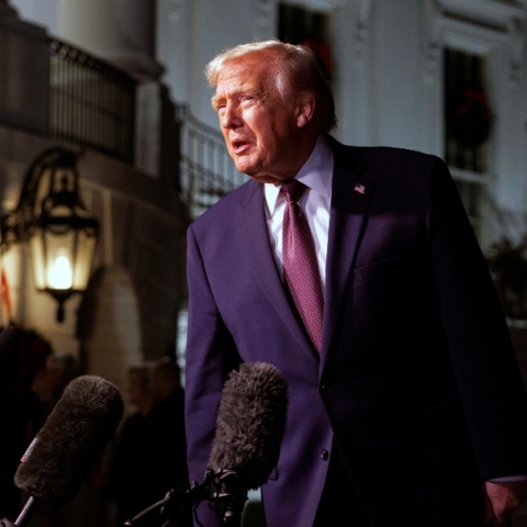 Ο πρόεδρος των ΗΠΑ, Ντόναλντ Τραμπ 