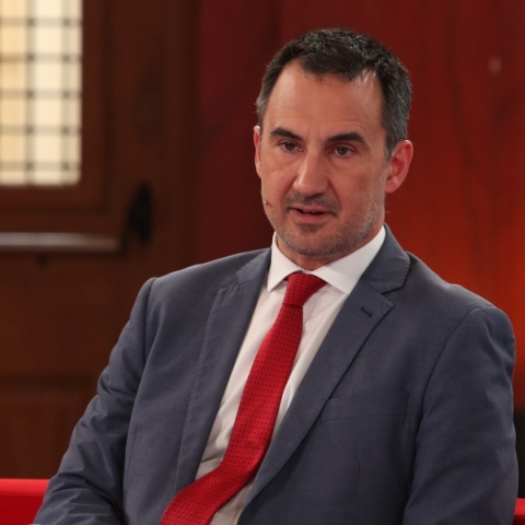 Ο πρόεδρος της Νέας Αριστεράς, Αλέξης Χαρίτσης