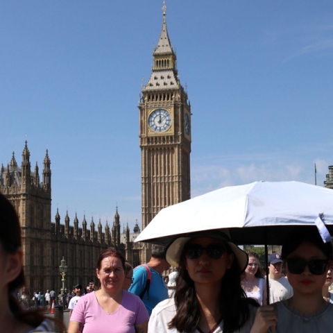 Καύσωνας στο Λονδίνο